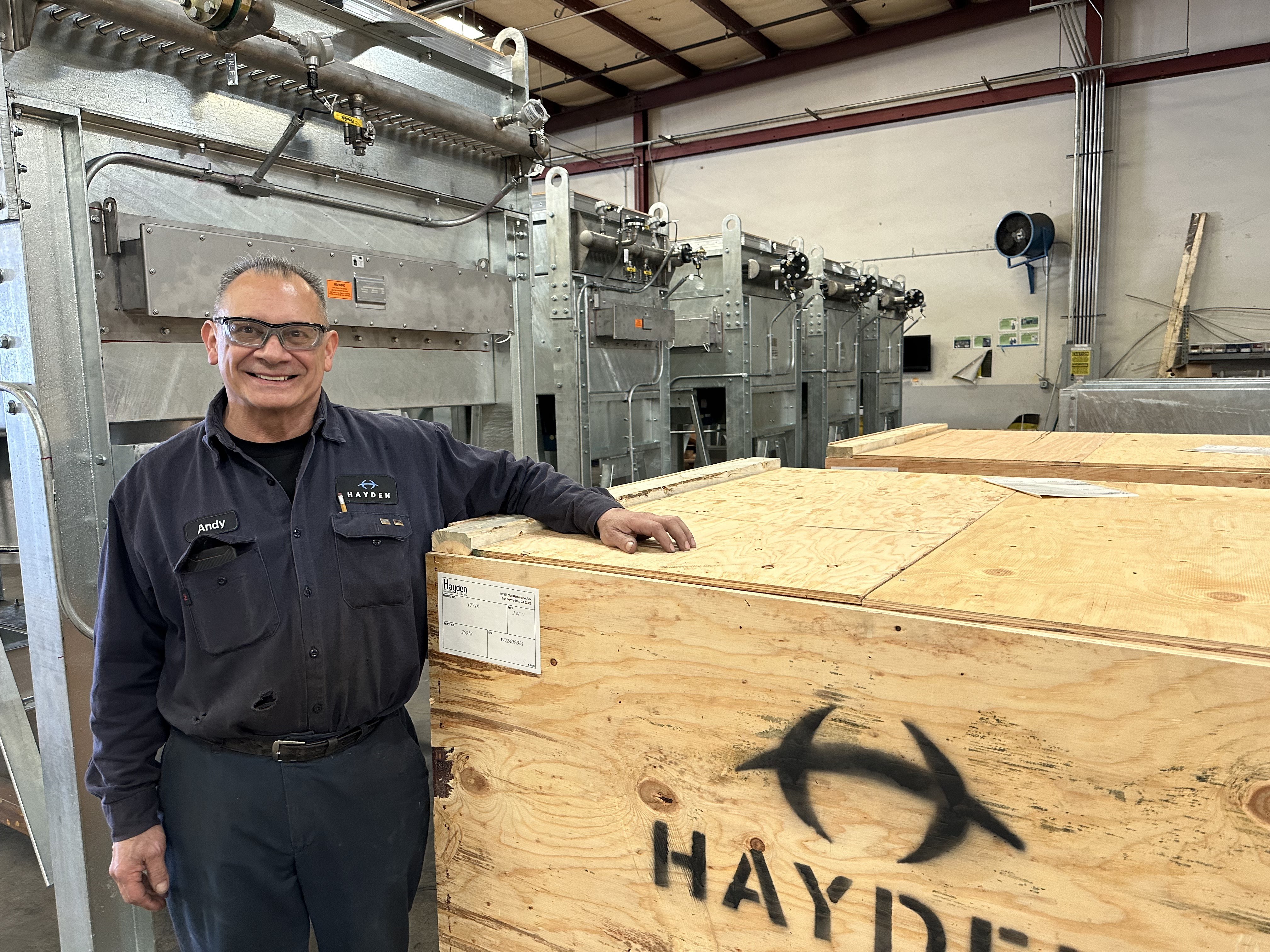 Hayden honors Andy Wuence for 45 years of Service