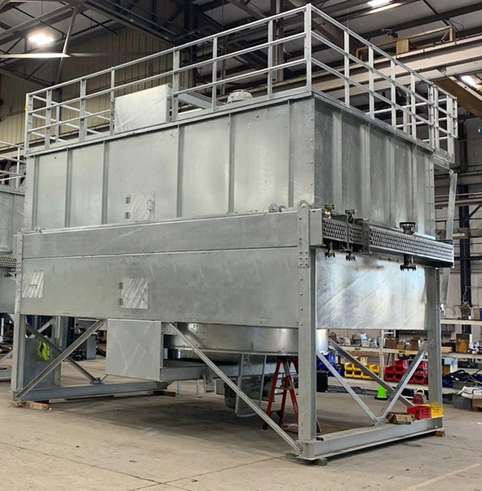Hayden Develops a single Unit Heat Exchanger for Multiple Services with 100% Fan/Motor Redundancy