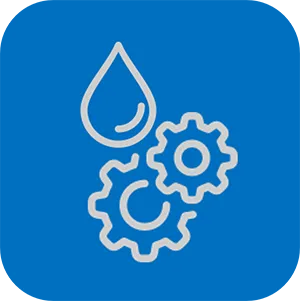 Oil cooler process icon